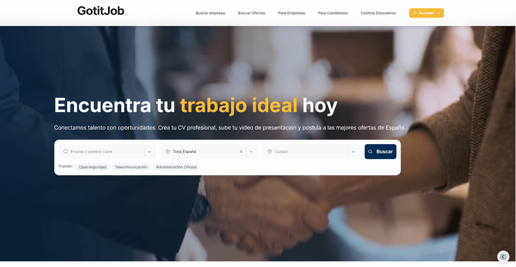 Cómo crear tu cuenta de candidato y empezar en GotitJob